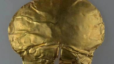 Фото - В Китае обнаружили редкую погребальную маску из золота возрастом три тысячи лет