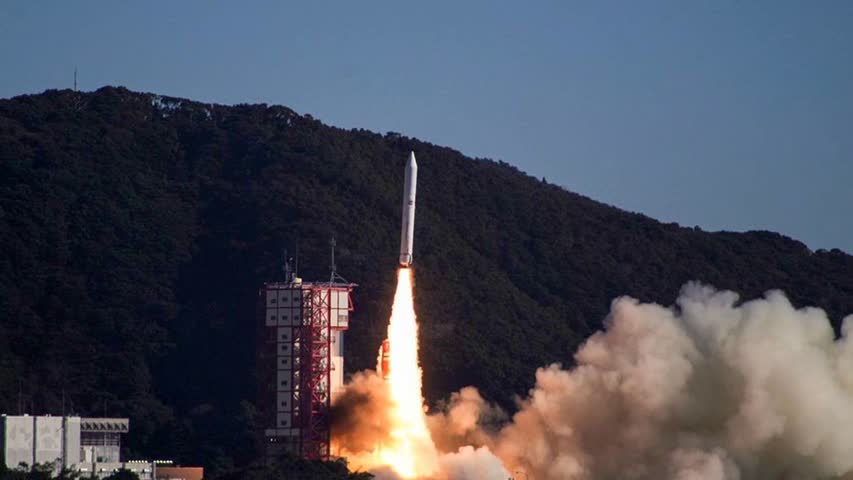 Фото - Японская ракета со спутниками была уничтожена сразу после старта